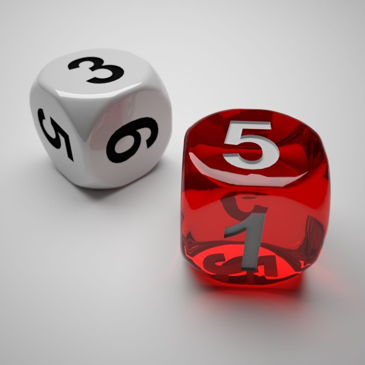 Role Playing Dice - Complete Set - 3D Print Ready 3D model_6