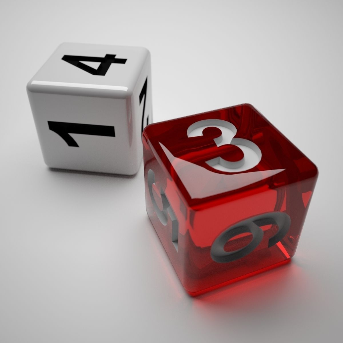 Role Playing Dice - Complete Set - 3D Print Ready 3D model_7