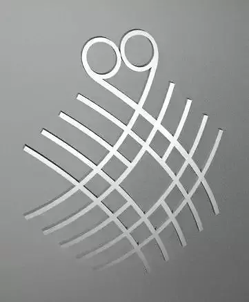 FORM 1 logo for restaurant with pair of scissors in shape of ... Free 3D model