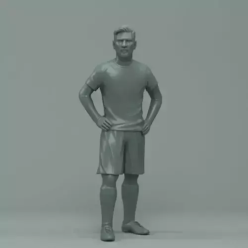 Messi soccer player 3D print model