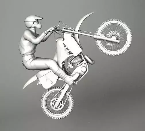MOTOCROSS rider 3D model