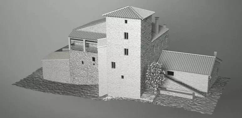 COTTAGE castle 3D model_0