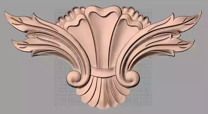 CNC 3D relief design STL format file used for artcam aspire E749