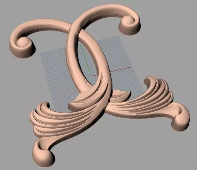 CNC 3D relief design STL format file used for artcam aspire E746 3D model