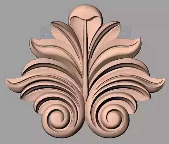 CNC 3D relief design STL format file used for artcam aspire E744 3D model