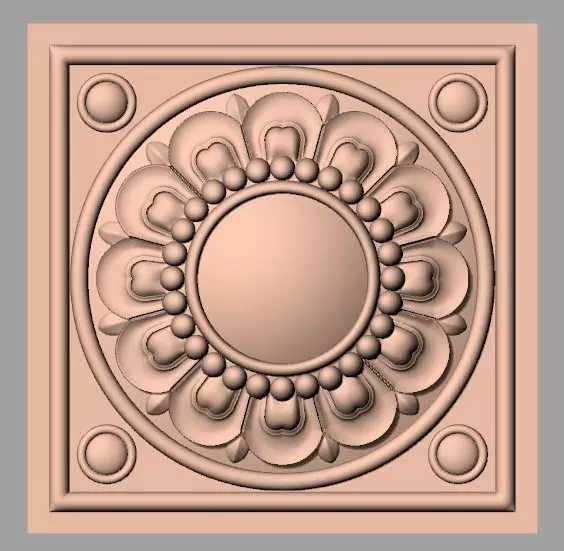 CNC 3D relief design STL format file used for artcam aspire E743 3D model_0