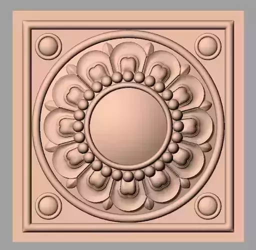 CNC 3D relief design STL format file used for artcam aspire E743