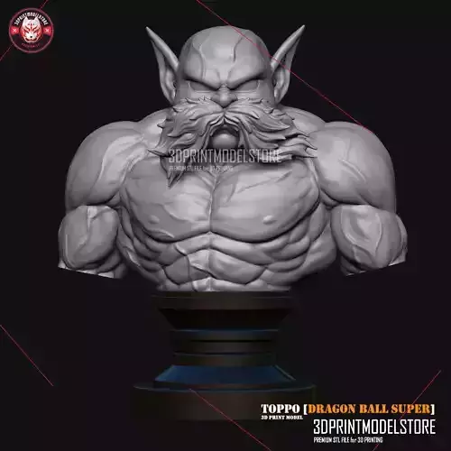 Toppo STL - Dragon Ball Super Miniature - 3D Print Model 