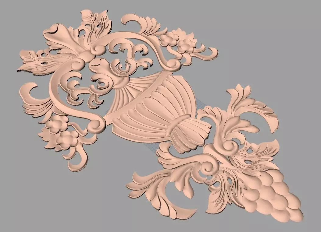 CNC 3D relief design STL format file used for artcam aspire E742 3D model_0