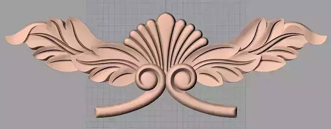 CNC 3D relief design STL format file used for artcam aspire E741