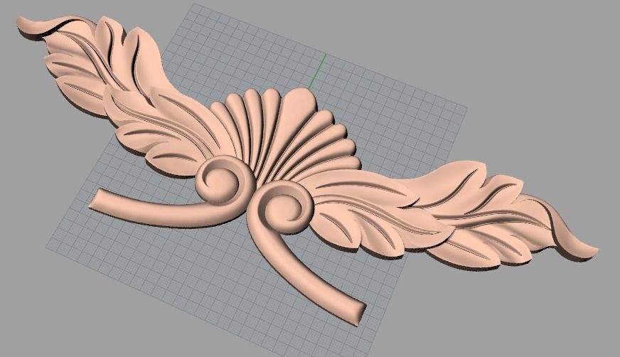 CNC 3D relief design STL format file used for artcam aspire E741 3D model_1