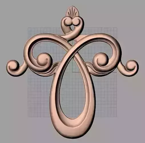 CNC 3D relief design STL format file used for artcam aspire E740 3D model