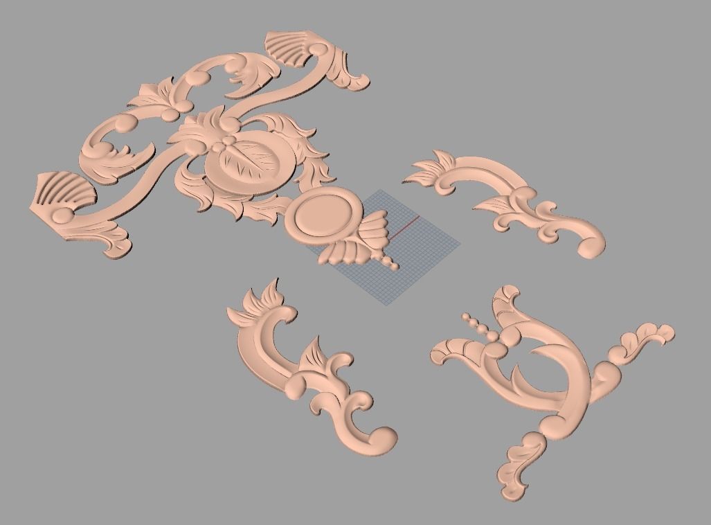 CNC 3D relief design STL format file used for artcam aspire E739 3D ...