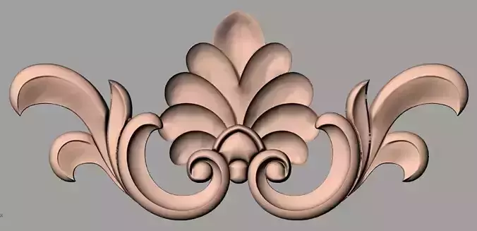 CNC 3D relief design STL format file used for artcam aspire E738 3D model