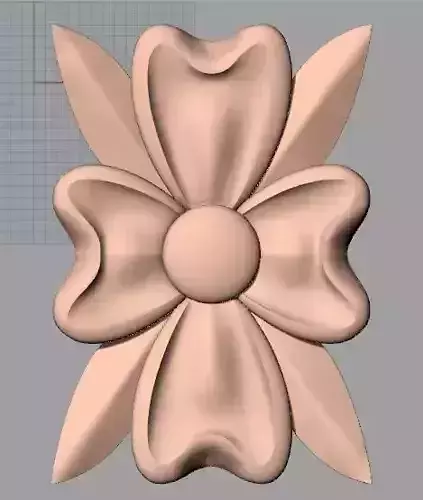CNC 3D relief design STL format file used for artcam aspire E736