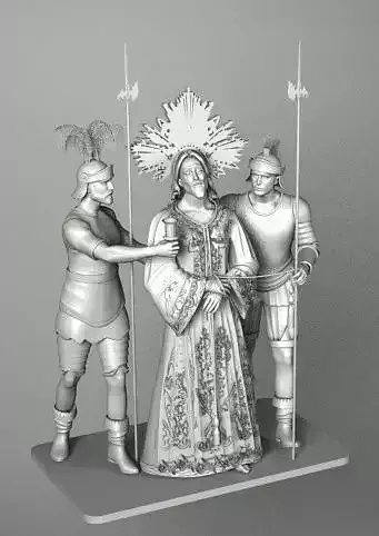 CHRIST 1 three figurines 3D model