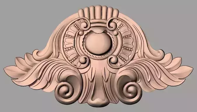 CNC 3D relief design STL format file used for artcam aspire E727 3D model
