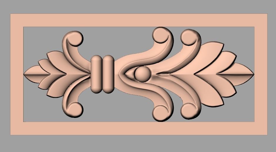 CNC 3D relief design STL format file used for artcam aspire E722 3D model_1