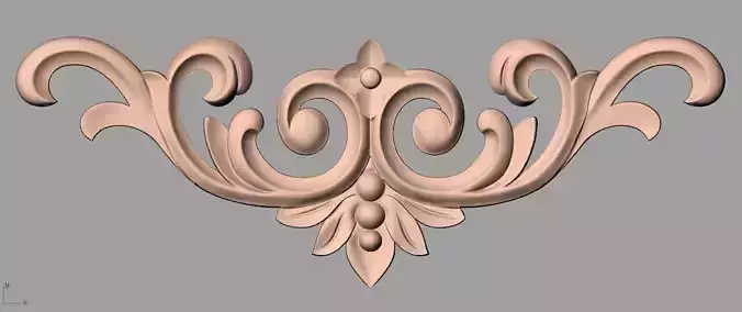 CNC 3D relief design STL format file used for artcam aspire E717