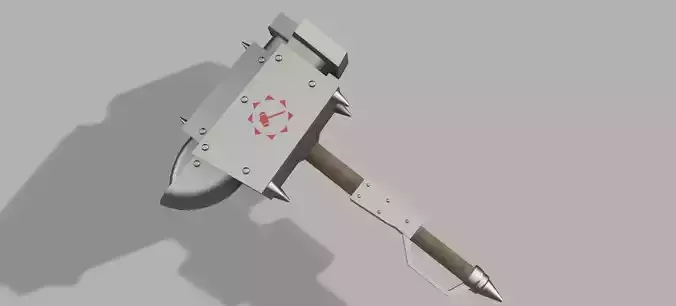 Monster Hunter Anvil Hammer Replica Cosplay Prop 3D print model