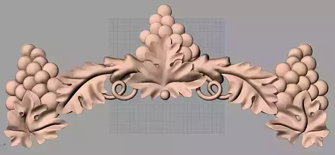 CNC 3D relief design STL format file used for artcam aspire E714