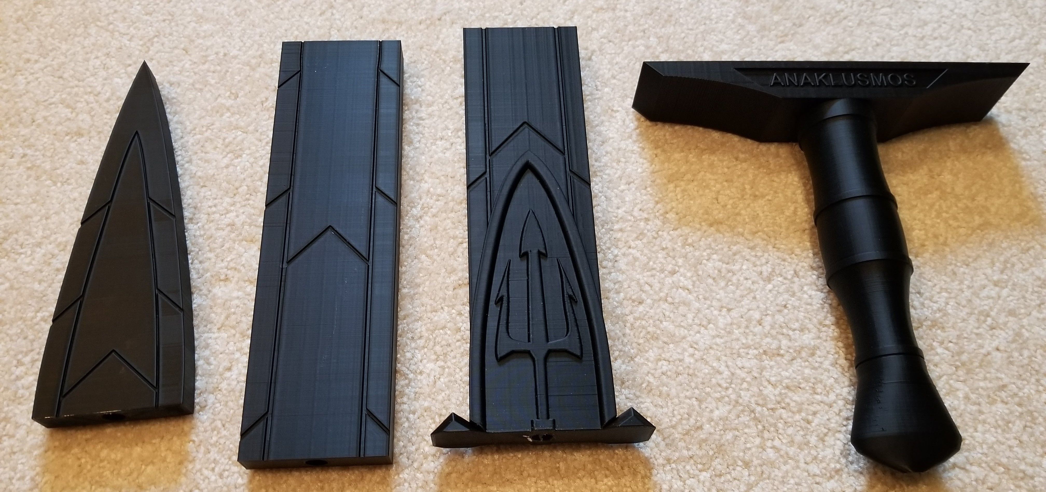 Percy Jackson Sword Riptide Inspired Replica Prop Costume 3D print model_3