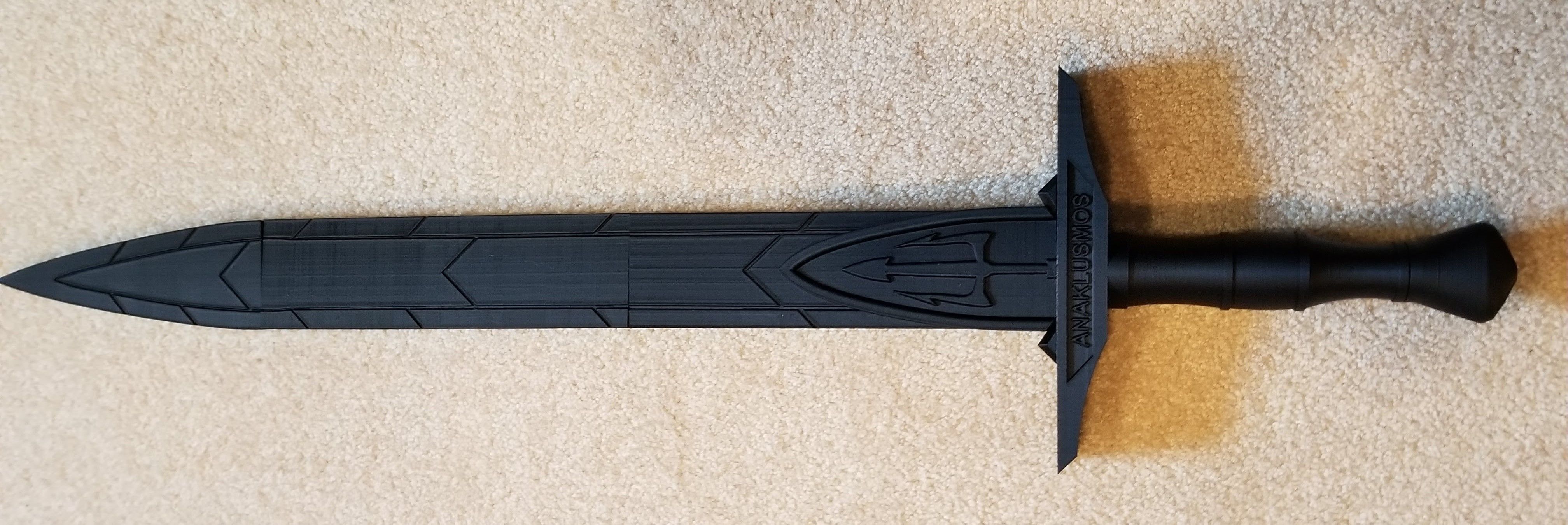 Percy Jackson Sword Riptide Inspired Replica Prop Costume 3D print model_2