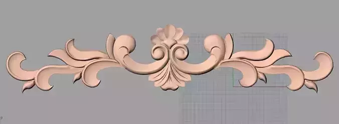 CNC 3D relief design STL format file used for artcam aspire E711