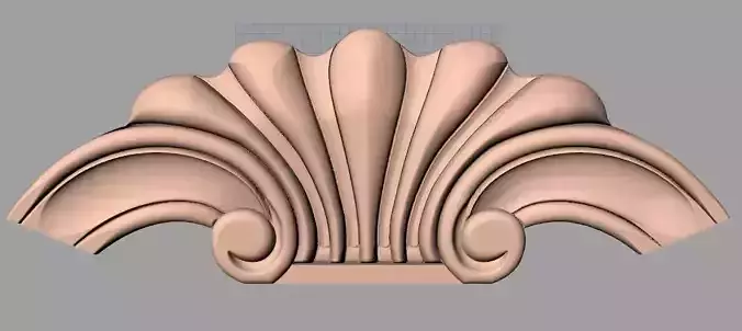 CNC 3D relief design STL format file used for artcam aspire E710
