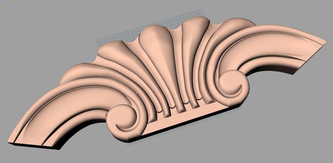 CNC 3D relief design STL format file used for artcam aspire E710 3D model_1