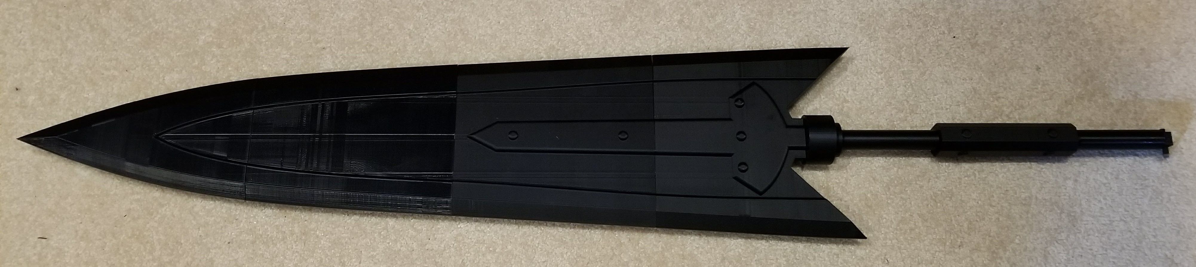 Monster Hunter Carbite Sword Cosplay Replica Prop Costume 3D print model_1