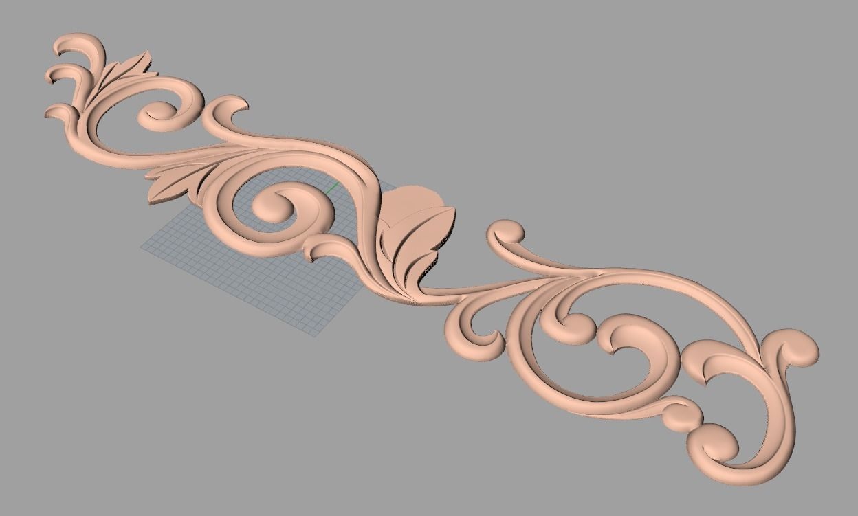 CNC 3D relief design STL format file used for artcam aspire E709 3D model_1