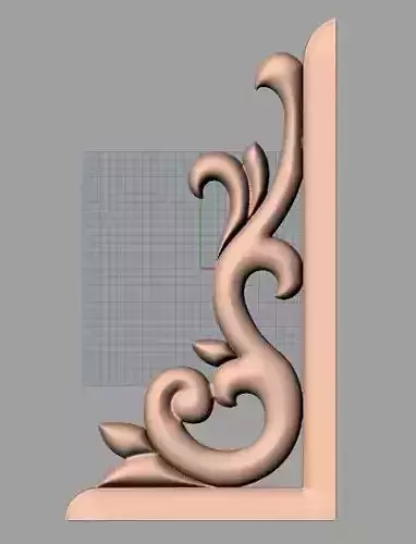 CNC 3D relief design STL format file used for artcam aspire E707