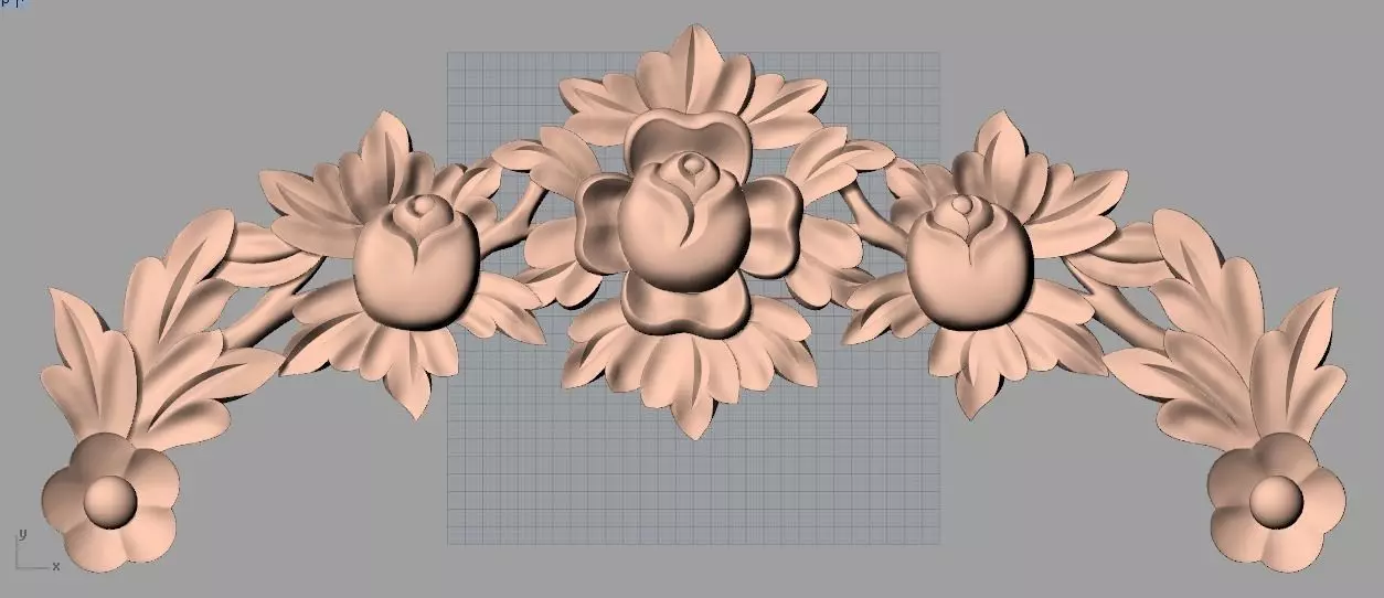CNC 3D relief design STL format file used for artcam aspire E706 3D model_0