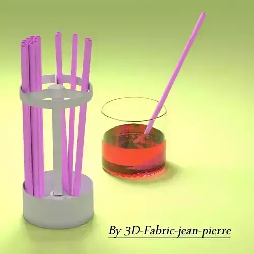 STRAW HOLDER 3D print model