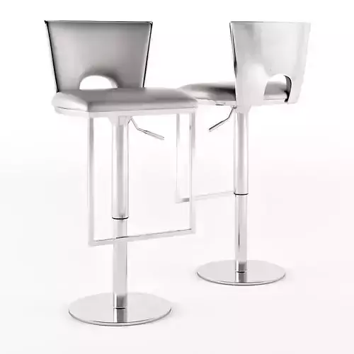 Chintaly Low Back Upholstered Pneumatic Gas Lift Adjustable Heig