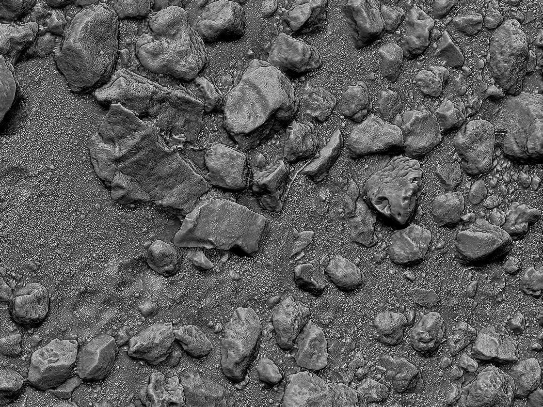 Mud stones desert 16K Low-poly 3D model_11