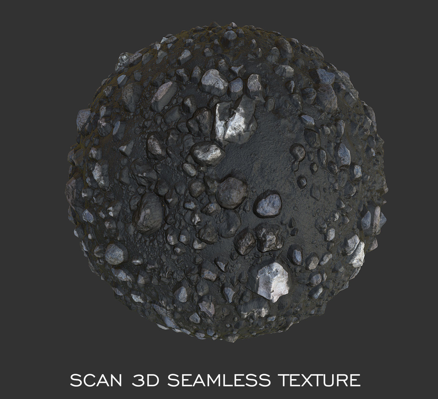 Mud stones desert 16K Low-poly 3D model_8