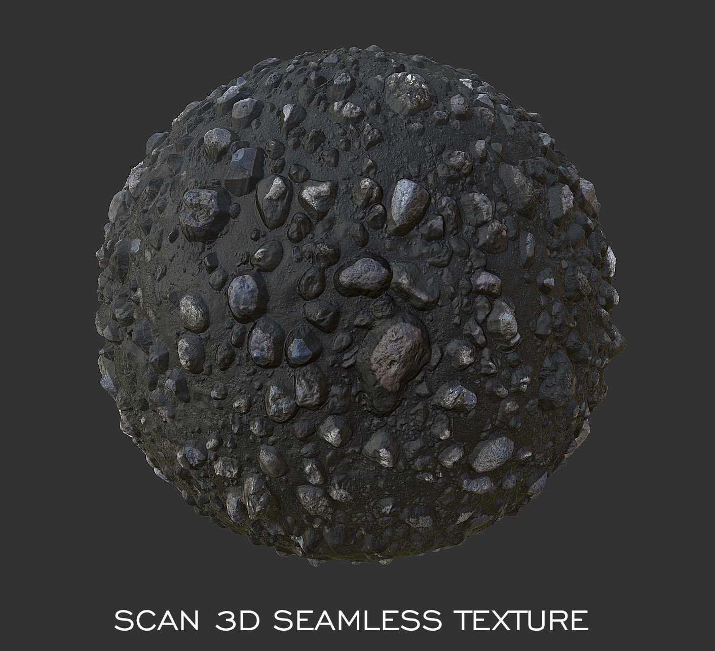 Mud stones desert 16K Low-poly 3D model_9