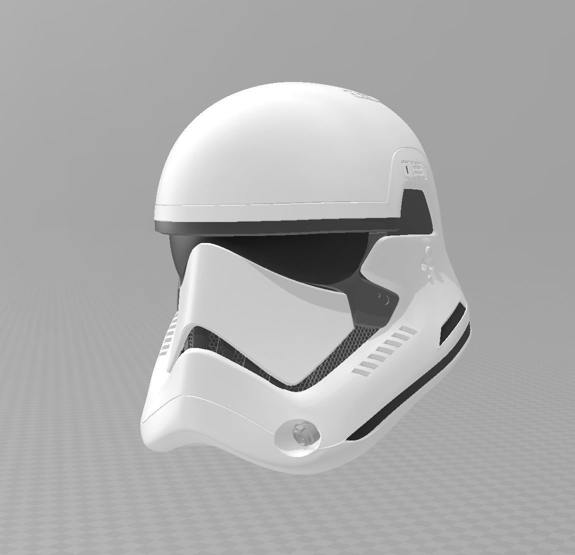 Star Wars The Last Jedi TLJ Storm trooper helmet EP8 3D print model_1
