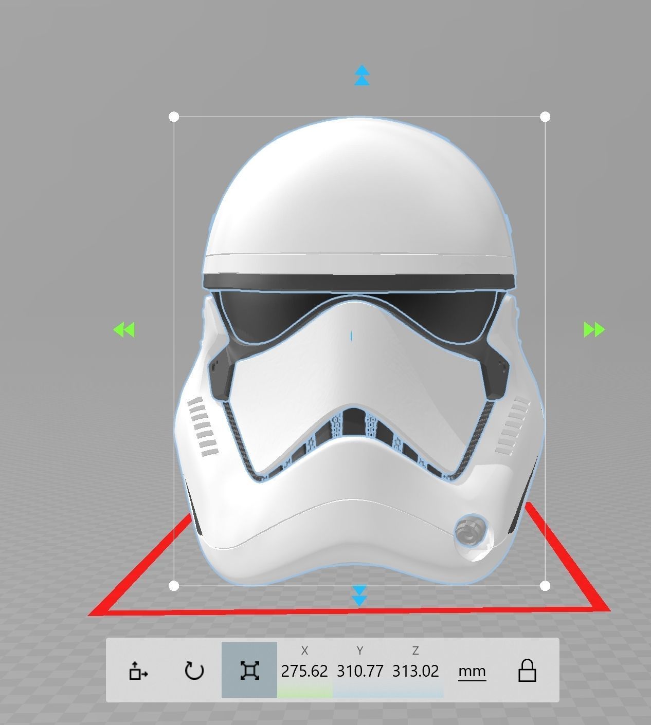 Star Wars The Last Jedi TLJ Storm trooper helmet EP8 3D print model_9
