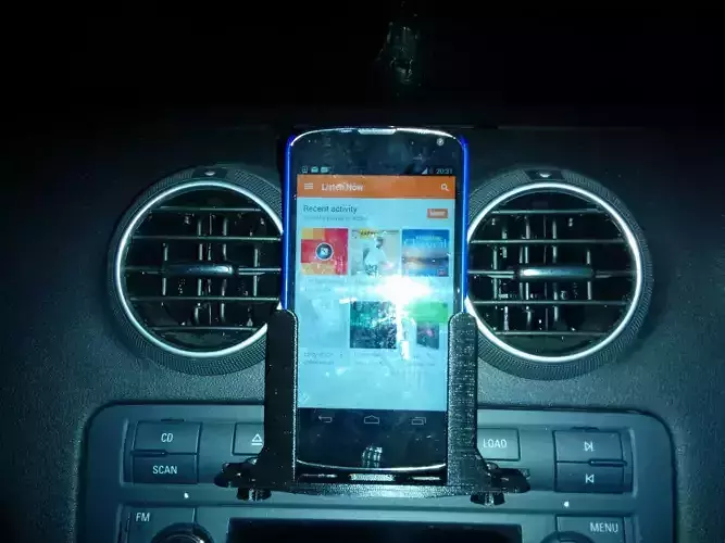 CD player phone bracket Free 3D print model