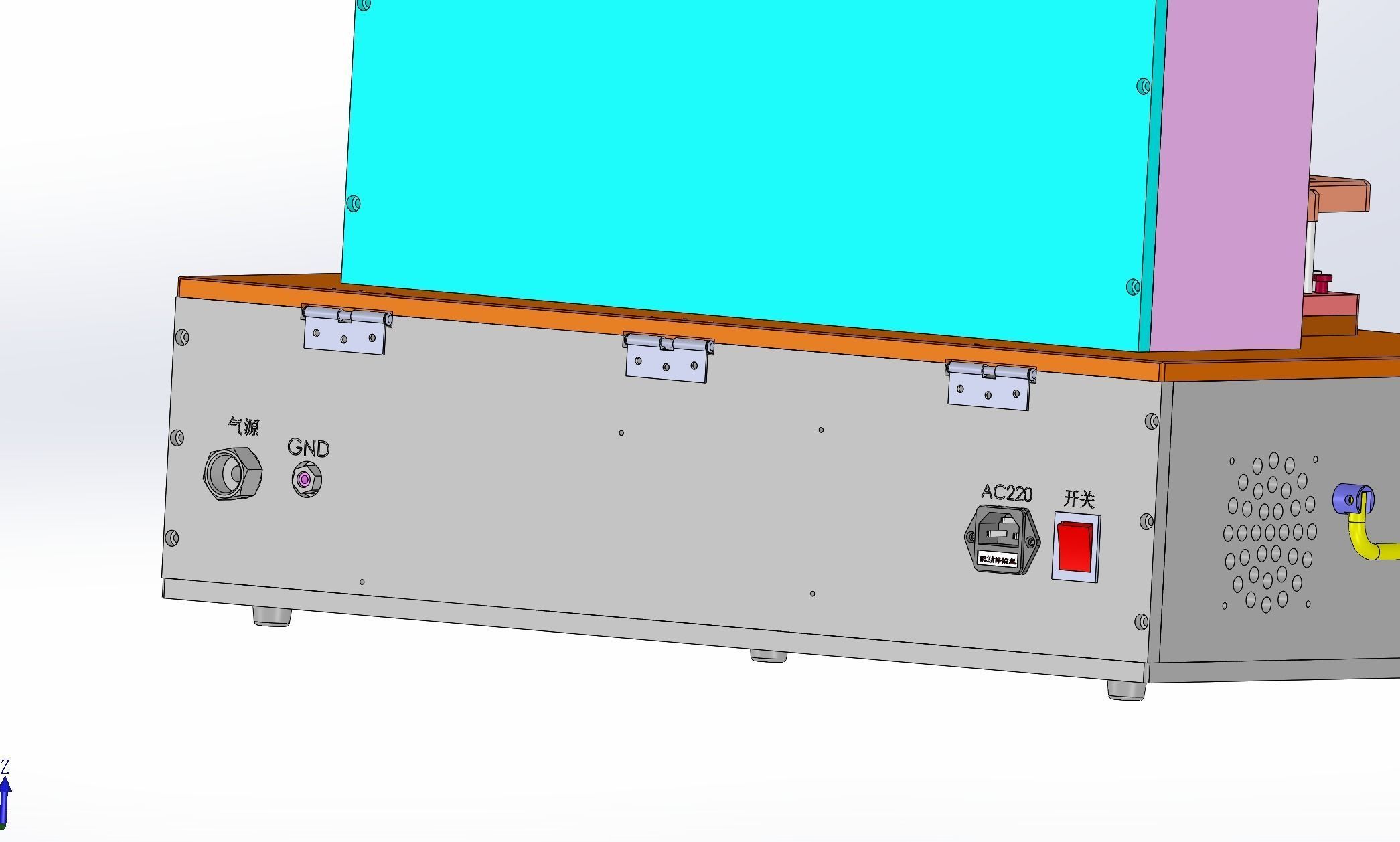 Testing machine 3D model_2