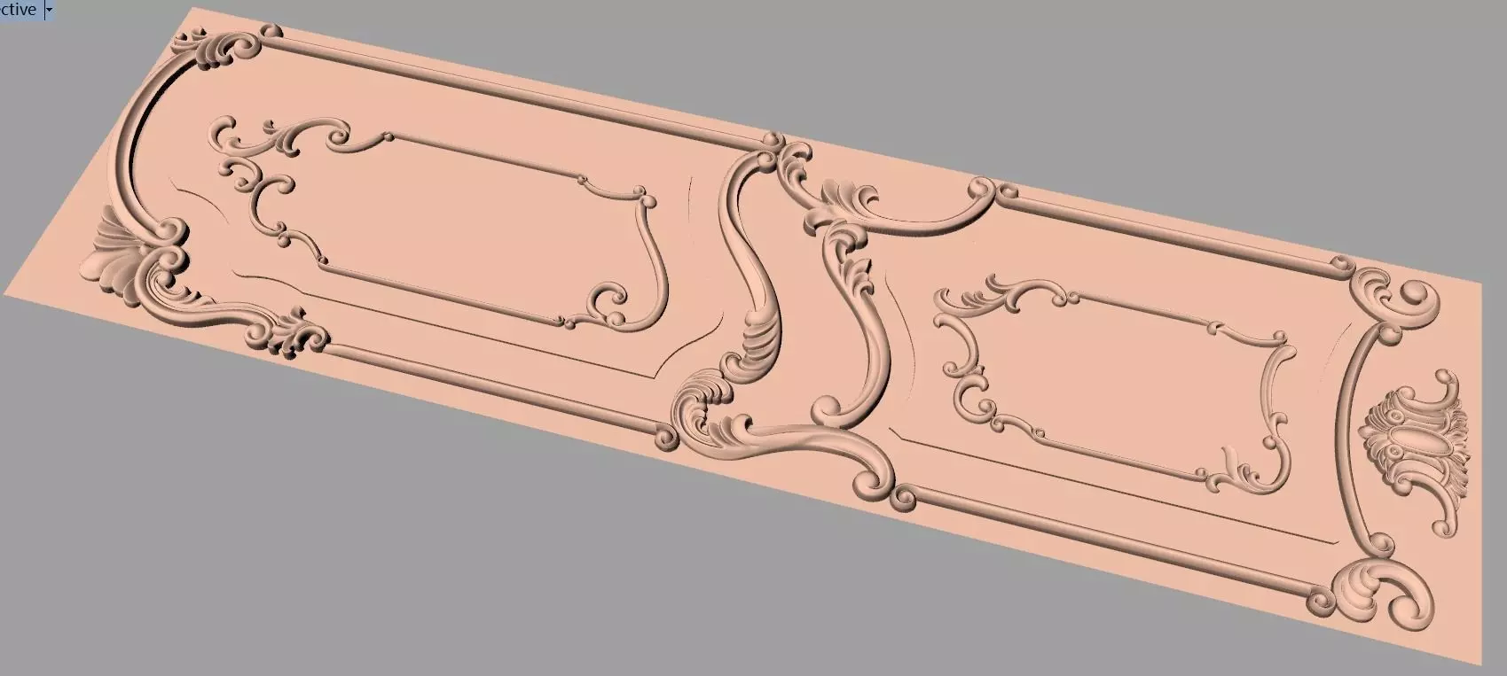 3D carved model furniture 3D design used for artcam aspire E791 3D model_0