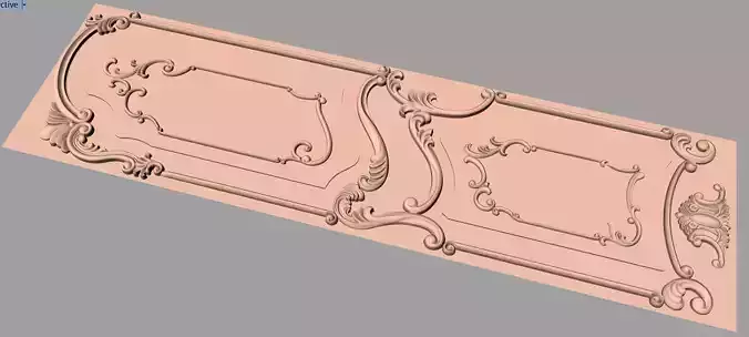 3D carved model furniture 3D design used for artcam aspire E791