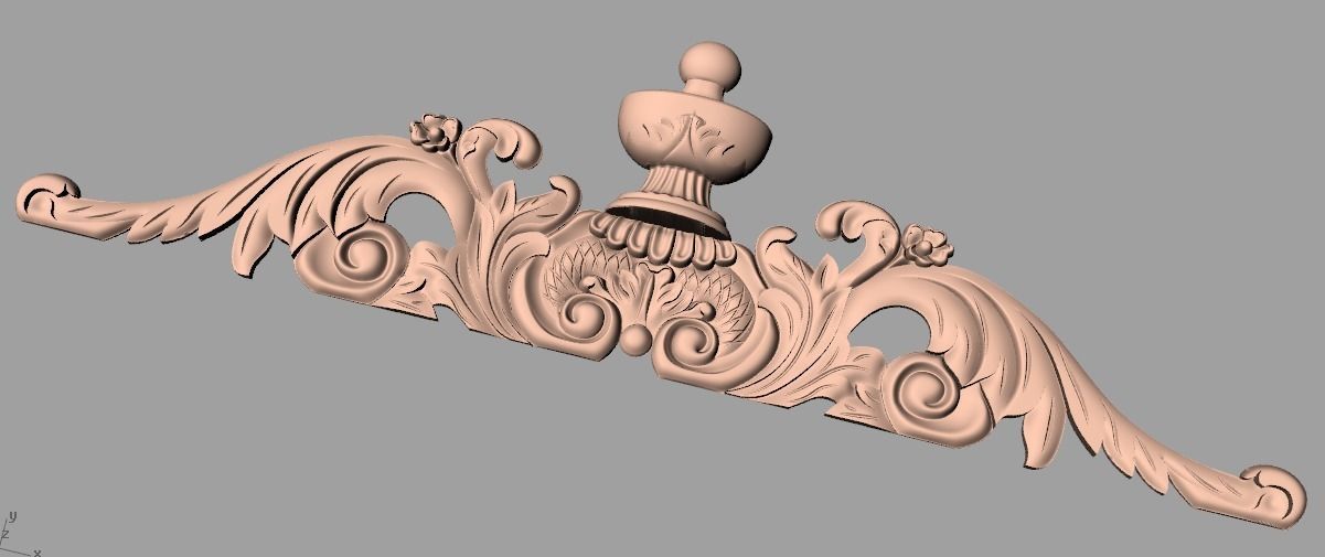 3D carved model furniture 3D design used for artcam aspire E786 3D model_1