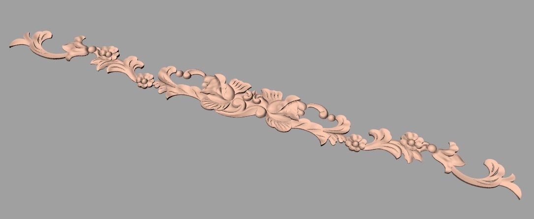 3D carved model furniture 3D design used for artcam aspire E785 3D model_1