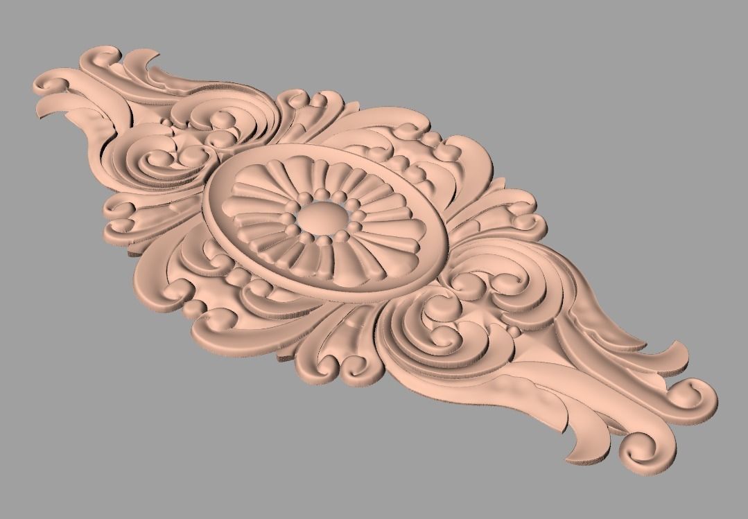 3D carved model furniture 3D design used for artcam aspire E784 3D model_1