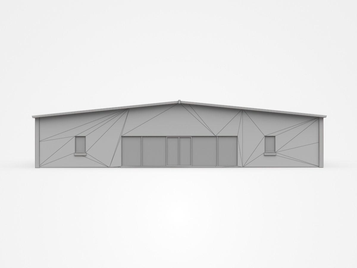 Industrial building 3D model_5