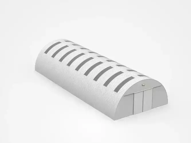 Long Oval Shape Hangar